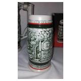Avon Age of the Iron Horse Mini Stein (3) Large (1) and Car Classic Mini.
