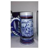Avon Collectible Mini Steins (6) and Large