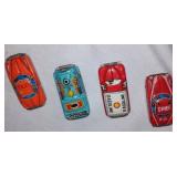 Vintage Toys (3) Tootie Toy and Tin Cars.