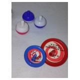 Vintage Toys (3) Tootie Toy and Tin Cars.