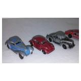 Vintage Tootsie Toy Cars (4) and Trucks (4) and Minions The Rise of Gru (5)