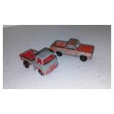 Vintage Tootsie Toy Cars (4) and Trucks (4) and Minions The Rise of Gru (5)