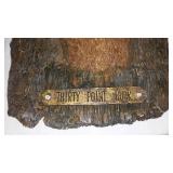 Thirty Point Buck Wall Hanging,