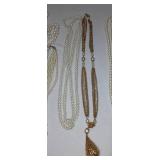 Costume Pearl Necklaces and Earnings.