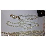 Costume Pearl Necklaces and Earnings.