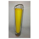 Miller Rogaska Crystal "Ellipse" Oval Boat / Bowl and Teardrop Vases (3