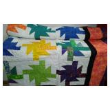 Buzz Saw Hand Sewn Quilt