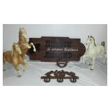 Breyer Horses (2) Ladies Stirrup, Wall Décor