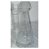 Décor Glass,  Uncandle by Pyrex, Decanters and more.