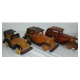 Vintage Decorative Wooden Cars (3)