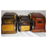 Vintage Decorative Wooden Cars (3)