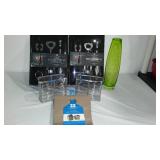 New Wine Accessory Sets (2) Storage, vase, organizers (2)