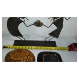 MCM West Germany, Haeger (231), Metal Candle Holder.