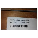 Brown Cow Parade Framed Painting.