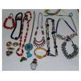 Vintage Costume Jewelry, 1940s And Newer.