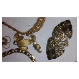 Vintage Gold Tone Jewelry, 1940s And Newer