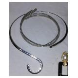 Vintage Silver Tone, Rhinestone, Clip-On And More.