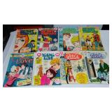 Vintage DC and Marvel Comics, Circa 60s/70s (10). Black Widow, Ghost Rider, Ghosts