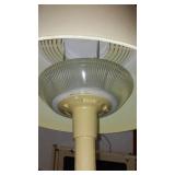 Vintage Wards Wet/Dry Vac, Trash Can, Light And Stowaway Stool.