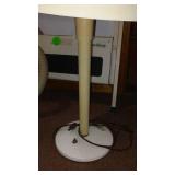 Vintage Wards Wet/Dry Vac, Trash Can, Light And Stowaway Stool.