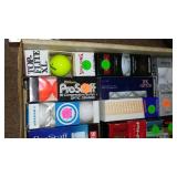 Balls, Tees, Caddy, Sandals (8 Womens) Shoes (9 Mens)