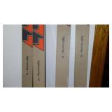 Vintage Cross Country Boots Skis And Poles (2 Sets).