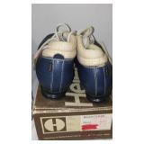 Vintage Cross Country Boots Skis And Poles (2 Sets).