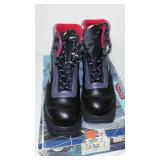 Vintage Cross Country Boots Skis And Poles (2 Sets).