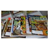 Large Clamps And Woodworking Magazines