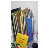 Misc. Office, Picture Frames, Binders, Patterns, Vinyl Upholstery , Door Map Covered Tote,