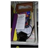 Misc. Office, Picture Frames, Binders, Patterns, Vinyl Upholstery , Door Map Covered Tote,