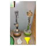 Coleman Lanterns (5), Stove.