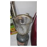 Coleman lanterns with Cases (2) and Primus Lantern, Propane.