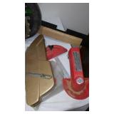 Assorted Saw Blades, Canvas Tool Bags (new).