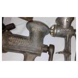 Vintage Collection Cheese Boxes, Camping, Brass Oiler, Ice Tongs.