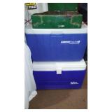 Camping Assortment. Coleman Igloo Coolers, Flow Troll, Lantern, Land Guide and more.