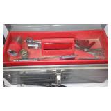 Vintage Tools, Lighting, Craftsman Toolbox with contents.