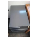 Locking Filing Cabinet, 3-Drawer with Key