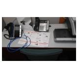 Office Desk (3 sections), Bookshelf.