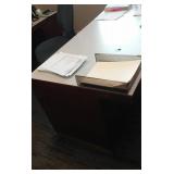 Office Desk (3 sections), Bookshelf.