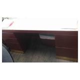 Office Desk (3 sections), Bookshelf.