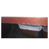 Office Desk (3 sections), Bookshelf.