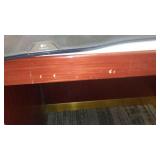 Office Desk (3 sections), Bookshelf.