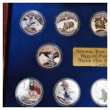 National Park Foundation Wildlife Preservation Complete $10 Silver Proof Coin Collection(12 Coins)