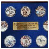 National Park Foundation Wildlife Preservation Complete $10 Silver Proof Coin Collection(12 Coins)