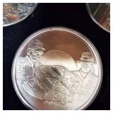 48 Oz of Silver Dale Earnhardt Legacy of Champions-3 16oz Proof