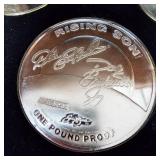 48 Oz of Silver Dale Earnhardt Legacy of Champions-3 16oz Proof