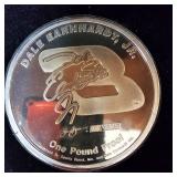 48 Oz of Silver Dale Earnhardt Legacy of Champions-3 16oz Proof