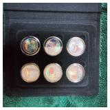 2009 Guilded Quarters of Columbia and US Territories Coin Set