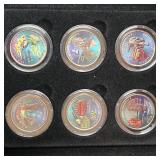 2009 Guilded Quarters of Columbia and US Territories Coin Set